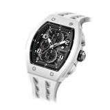 Tsar Bomba White Silicone Strap Men's Watch TB8224B-01 (14.5mm) Thickness