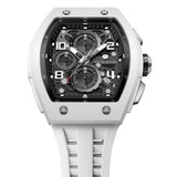 Tsar Bomba White Silicone Strap Men's Watch TB8224B-01 (14.5mm) Thickness