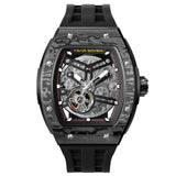 Tsar Bomba Automatic Black FKM Rubber Strap Men's Watch TB8228CF-01