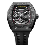 Tsar Bomba Automatic Black FKM Rubber Strap Men's Watch TB8228CF-01