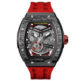 Tsar Bomba Automatic Red FKM Rubber Strap Men's Watch TB8228CF-02