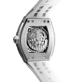 Tsar Bomba Automatic White FKM Rubber Strap Men's Watch TB8228CF-04