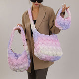 AG Collective Cute Quilted Shoulder Bag Colorful Puffy Crossbody Bag