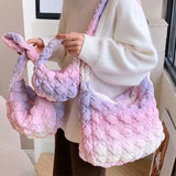 AG Collective Cute Quilted Shoulder Bag Colorful Puffy Crossbody Bag