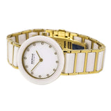 Bering White Dial Ceramic Strap Women Watch 11429-751