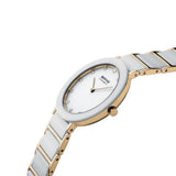 Bering White Dial Ceramic Strap Women Watch 11429-751