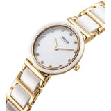 Bering White Dial Ceramic Strap Women Watch 11429-751