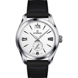 Eterna White Dial Black Rubber Strap Women Watch 1270.41.12.1378