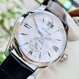 Eterna White Dial Black Rubber Strap Women Watch 1270.41.12.1378