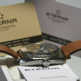 Eterna Super Kontiki Brown Leather Strap Men Watch 1273.41.49.1363