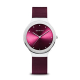 Bering Classic Purple Dial & Milanese Strap Women Watch 12934-909