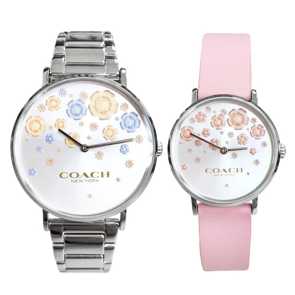 Coach Perry Silver Dial Stainless Steel Strap Women Watch 14000065
