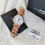 Coach Rose Gold Stainless Steel Strap Women Watch 14502395P