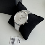 Coach Slim Easton Silver Leather Strap Women Watch 14502685P