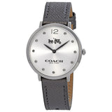 Coach Grey Leather Strap Women Watch 14502686P