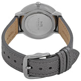 Coach Grey Leather Strap Women Watch 14502686P