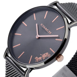 Coach Grey Milanese Stainless Steel Strap Women Watch 14503127P