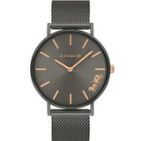 Coach Grey Milanese Stainless Steel Strap Women Watch 14503127P