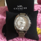 Coach New York Brown Leather Strap Women Watch 14503147P