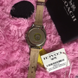 Coach New York Brown Leather Strap Women Watch 14503147P