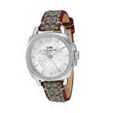 Coach New York Brown Leather Strap Women Watch 14503147P