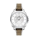 Coach New York Brown Leather Strap Women Watch 14503148P