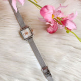 Coach New York White Dial Silver Milanese Strap Women Watch 14503697