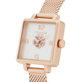 Coach New York Rose Gold Milanese Strap Women Watch 14503698P