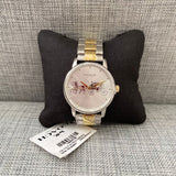 Coach New York Silver Dial Two-Tone Stainless Steel Strap Women Watch 14503738