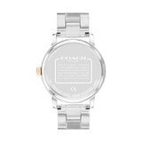 Coach New York Silver Dial Two-Tone Stainless Steel Strap Women Watch 14503738