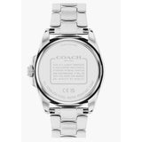 Coach New York Silver Dial & Stainless Steel Strap Women Watch 14503910