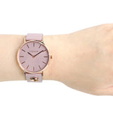 Coach New York Leather Band Purple Dial Women's Watch 14503924