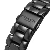 Coach New York Greyson Black Stainless Steel Strap Women Watch 14503927