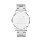 Coach New York Silver Dial And Stainless Steel Strap Men Watch 14503943