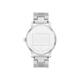 Coach New York Silver Dial Two-Tone Stainless Steel Strap Women Watch 14503944