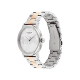 Coach New York Silver Dial Two-Tone Stainless Steel Strap Women Watch 14503944