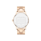 Coach New York Rose Gold Stainless Steel Strap Women Watch 14503945