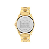 Coach New York Greyson Gold Stainless Steel Strap Women Watch 14504022
