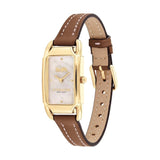 Coach New York White Dial Brown Leather Strap Women Watch 14504038