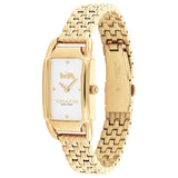 Coach New York White Dial Gold Stainless Steel Strap Women Watch 14504042