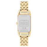 Coach New York White Dial Gold Stainless Steel Strap Women Watch 14504042
