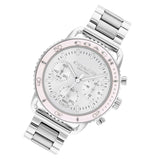 Coach New York Chronograph Silver Stainless Steel Strap Women Watch 14504050