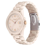 Coach New York Greyson Beige Ceramic Women's Watch 14504065