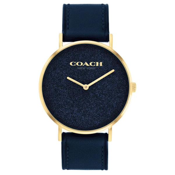 Coach New York Black Dial And Leather Strap Women Watch 14504078