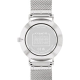 Coach New York White Dial Silver Milanese Strap Women Watch 14504100