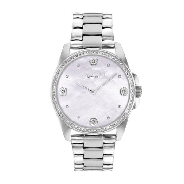 Coach New York Silver Dial Stainless Steel Strap Women Watch 14504108