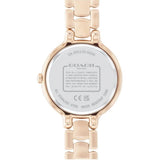 Coach New York Chelsea Rose Gold Stainless Steel Strap Women Watch 14504126