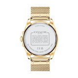 Coach New York Greyson Gold Dial Milanese Strap Women Watch 14504144