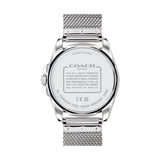 Coach New York Silver Dial Milanese Strap Women Watch 14504146
