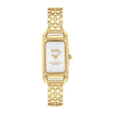 Coach New York White Dial Gold Stainless Steel Strap Women Watch 14504196